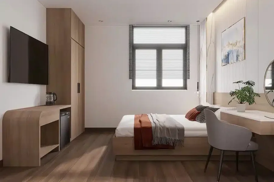 Phòng Suite 1 giường (bến thuyền Venice Vin3) Lustay